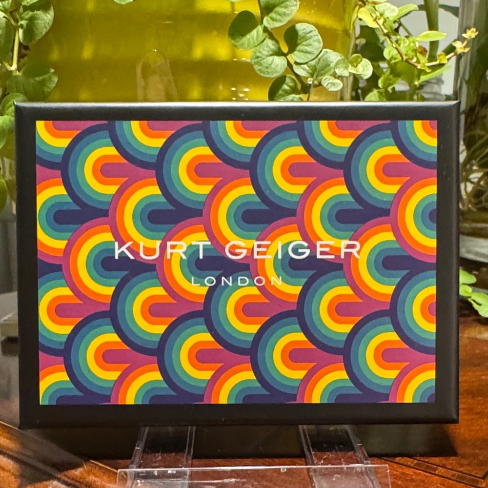 Kurt Geiger Box, Small Rainbow Box (empty)